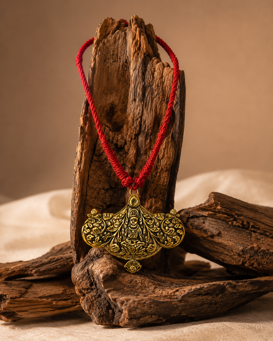 Devi Thread Pendant Neclace