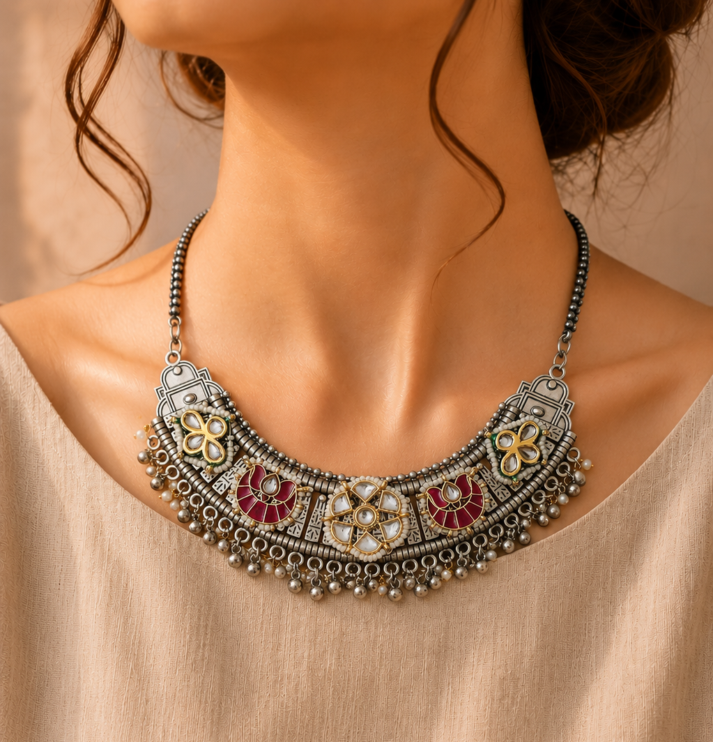 Ratri Kundan Necklace