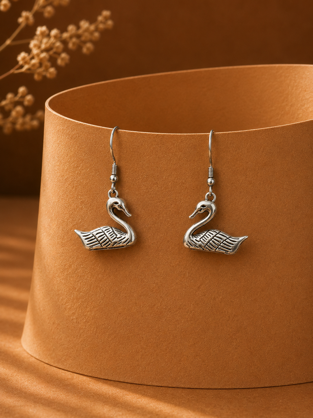 Swan Earrings