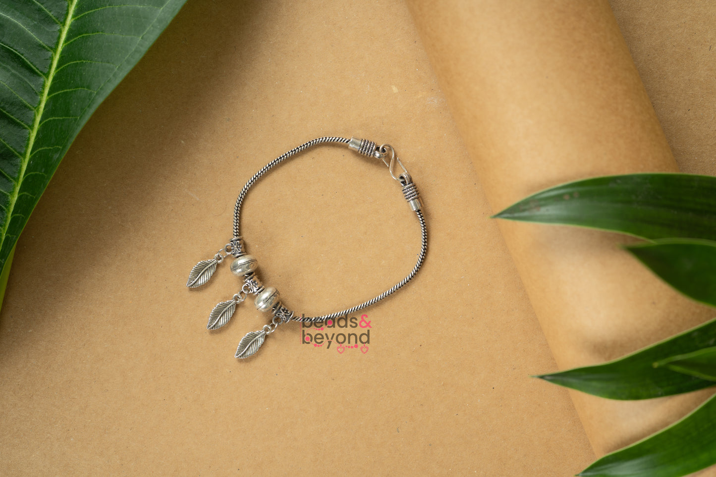 Leaf Charm Bracelet
