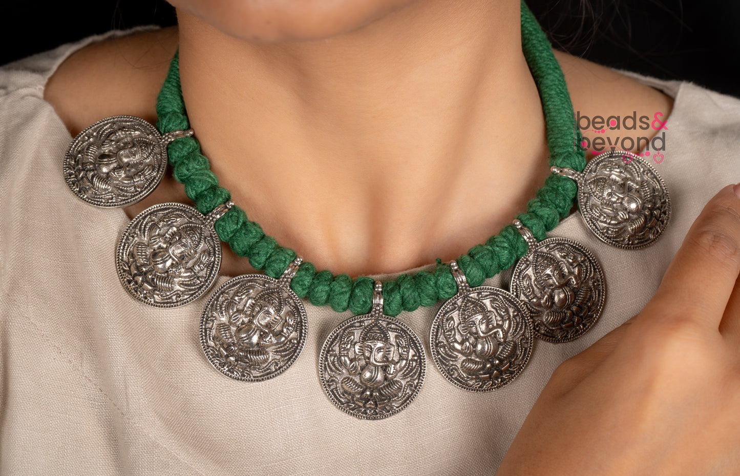 Ganesha Thread Necklace