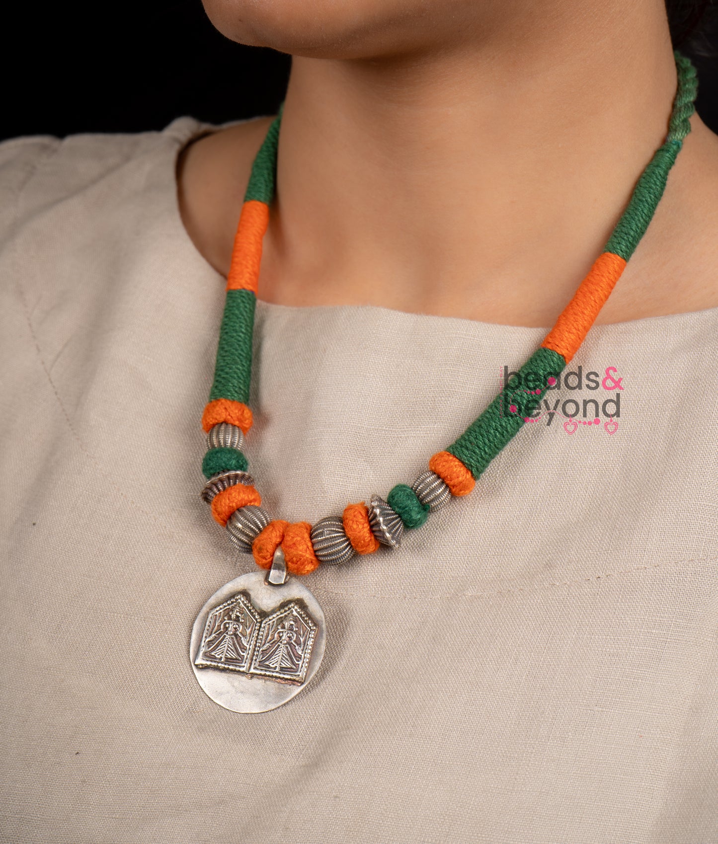 Ochre Thread Necklace