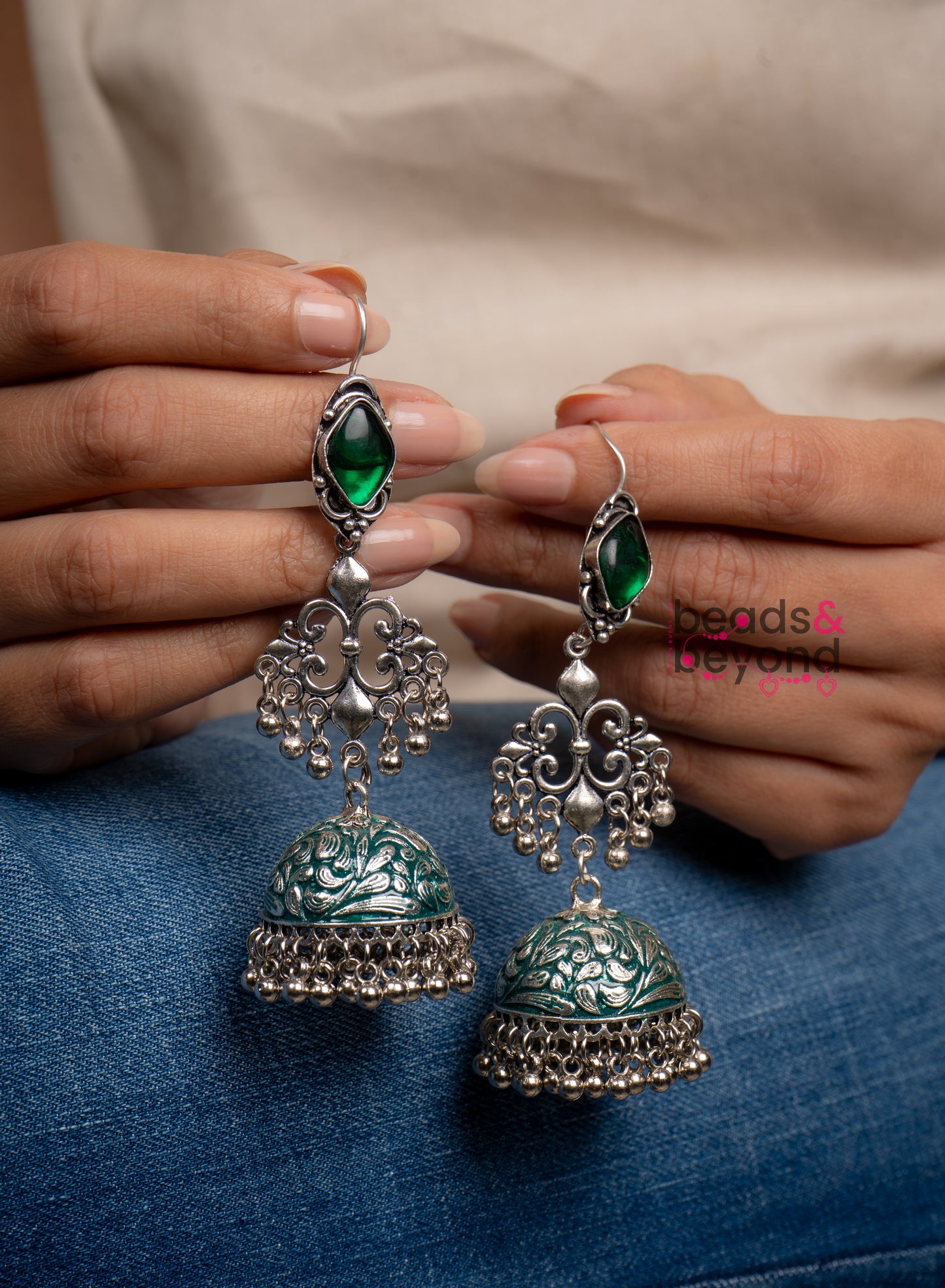 Bagh Jhumka Earring