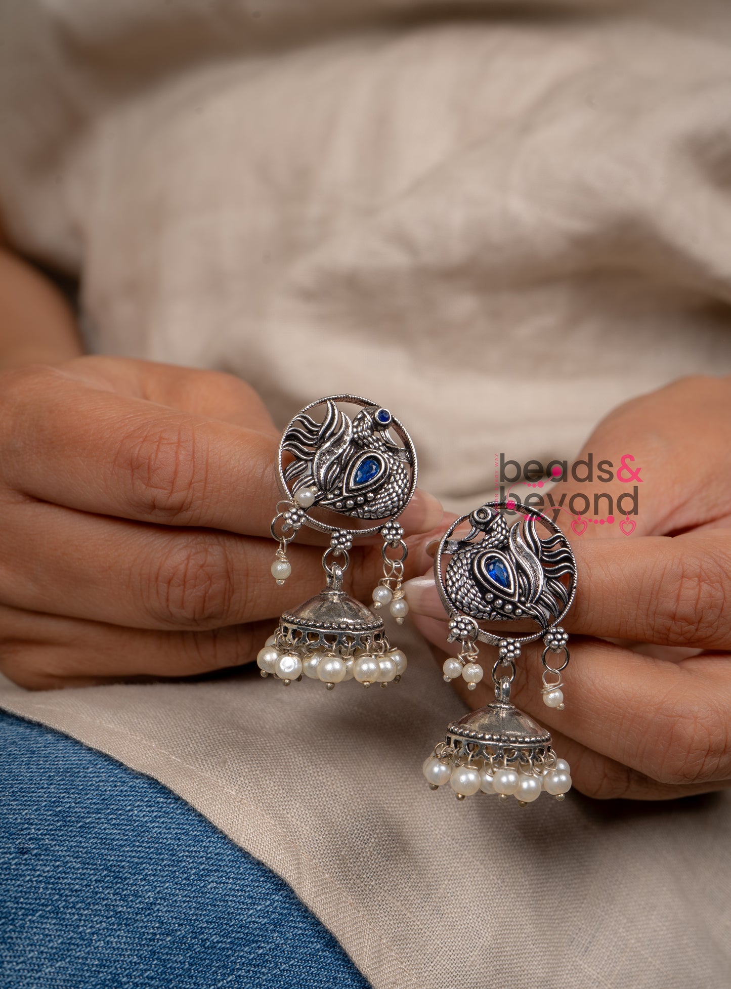 Peacock Earstud Earrings