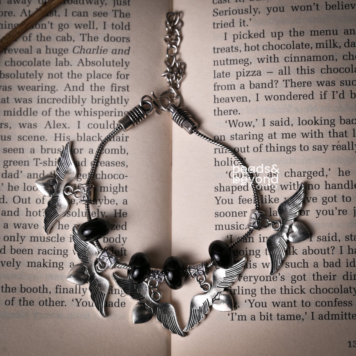 Angel Wings Charm Bracelet