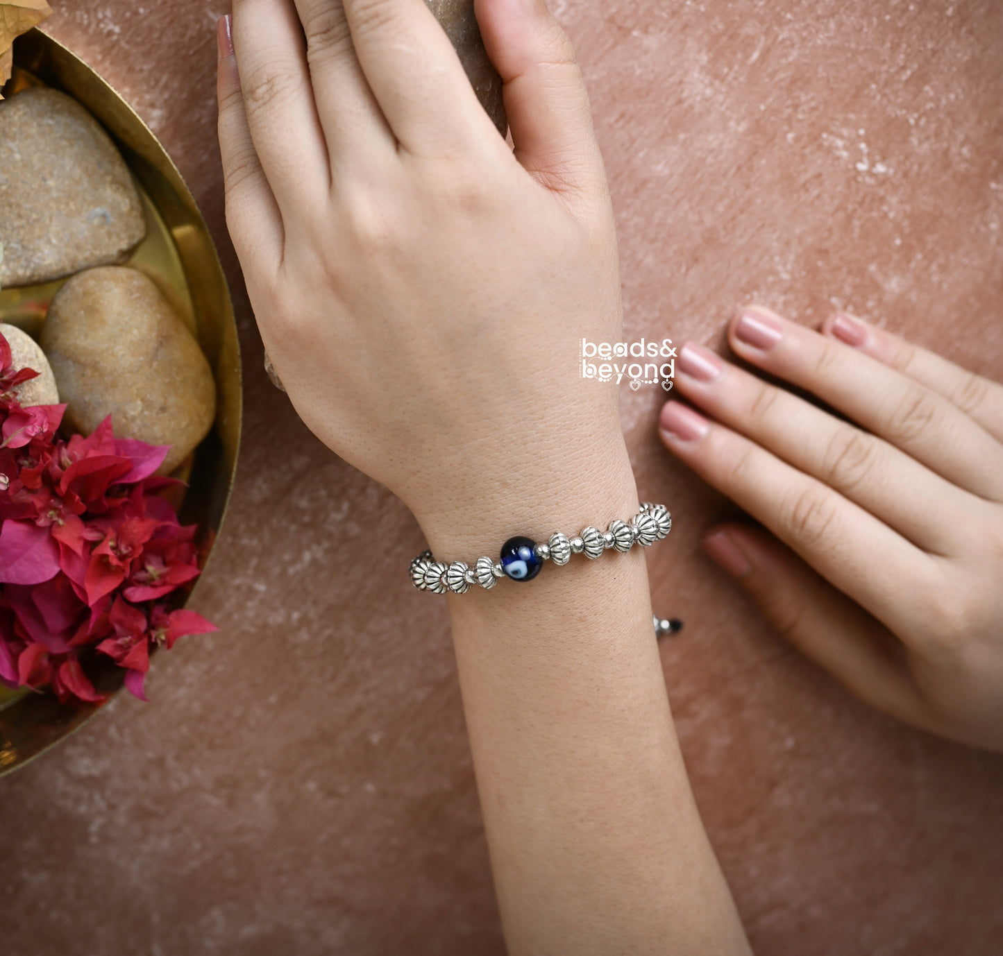 Sphered Evil Eye Bracelet