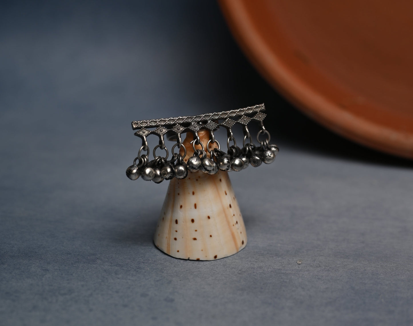 Statement Ring with Ghunghroo