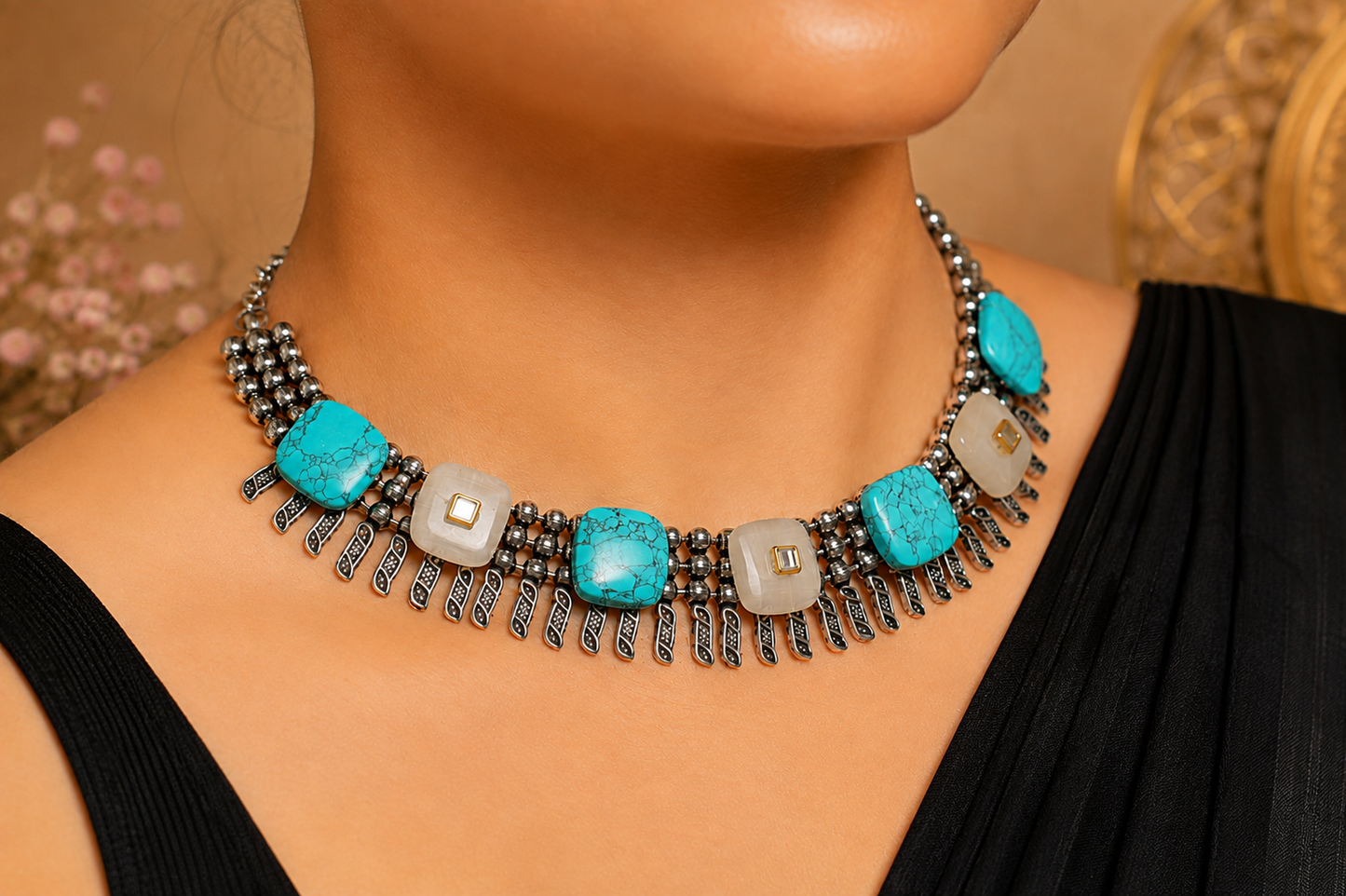 Firoza Choker Necklace