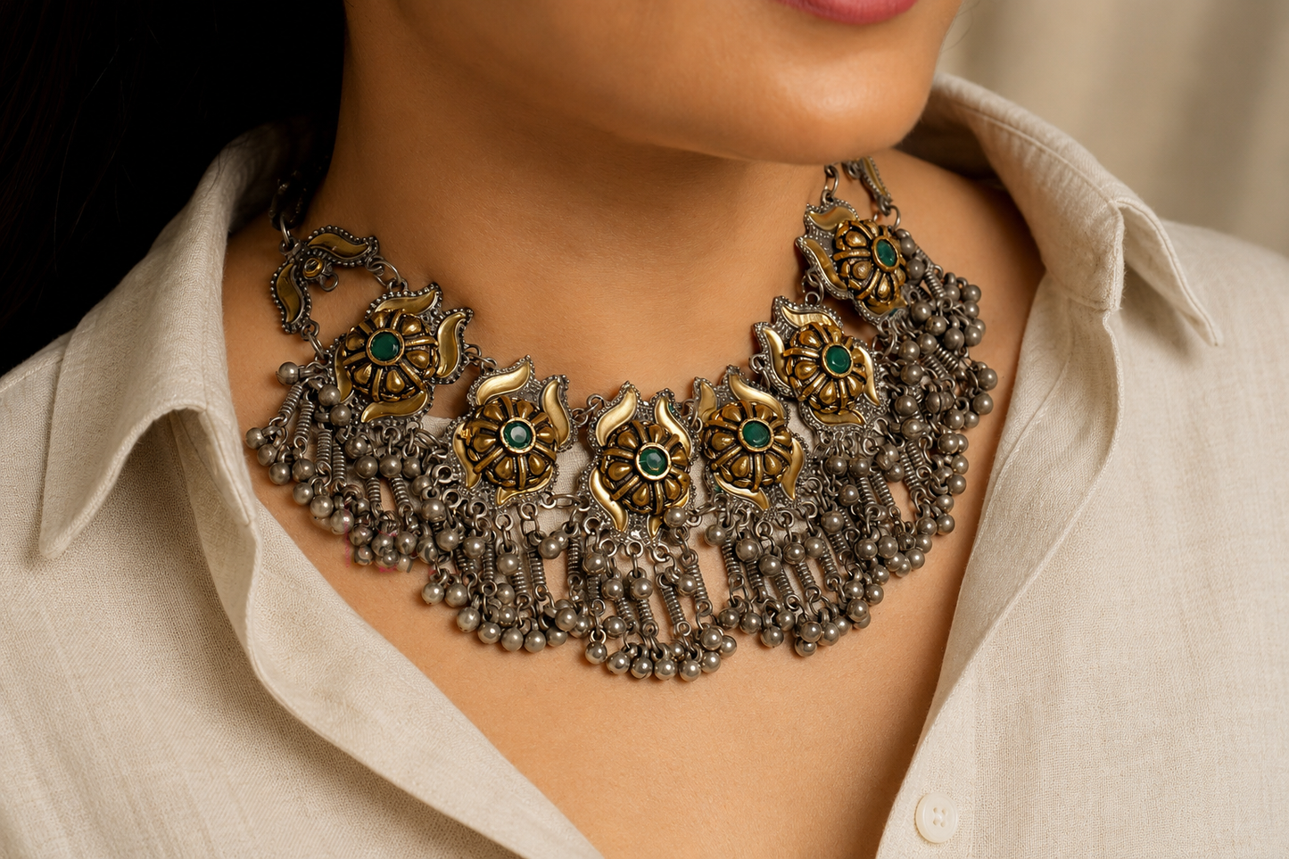 Zinaya Choker Necklace