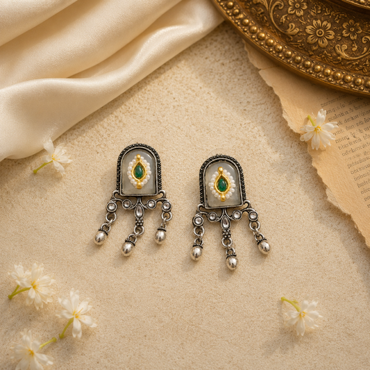 Kundan fusion Earrings