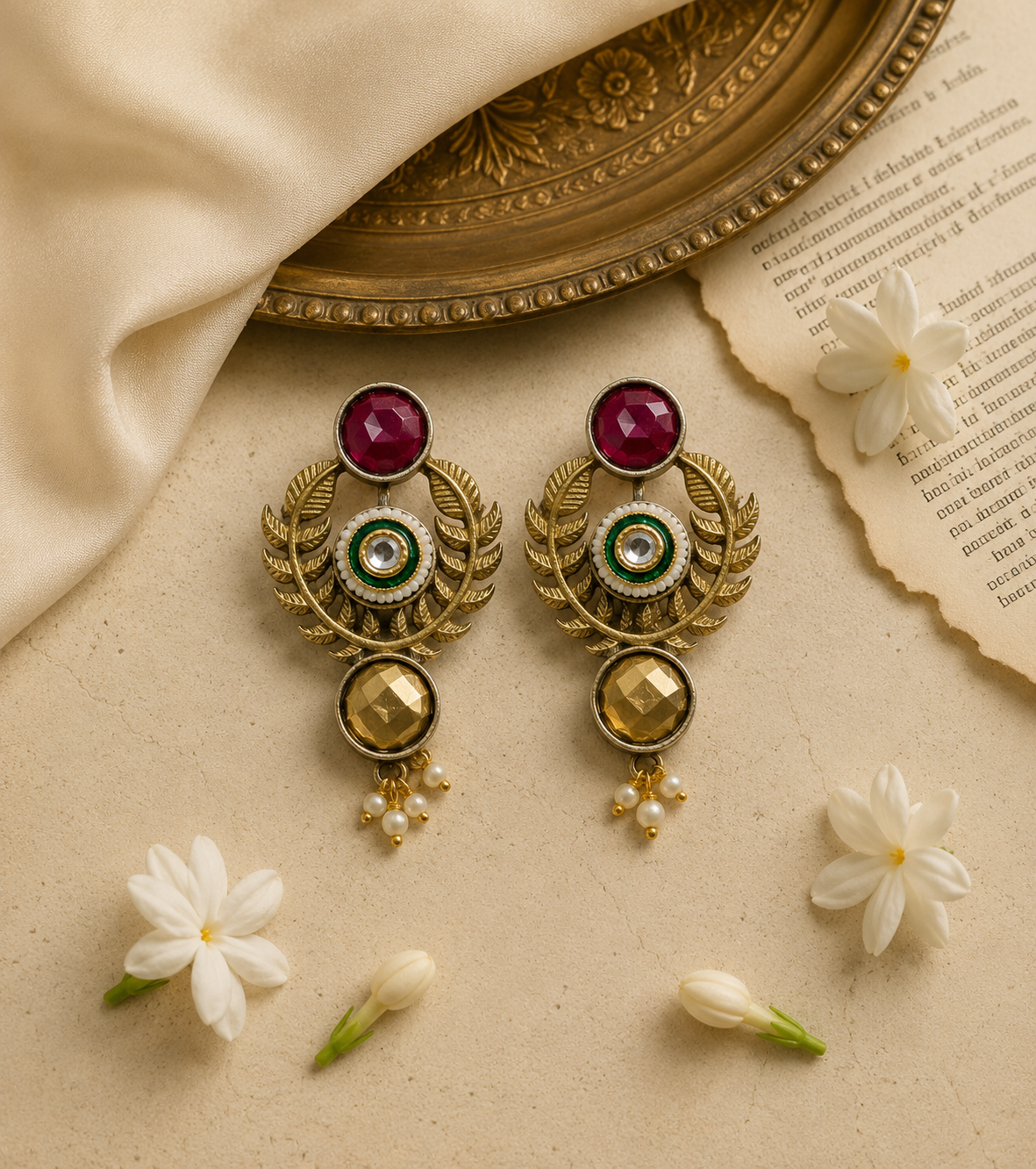 Patti Kundan Earring