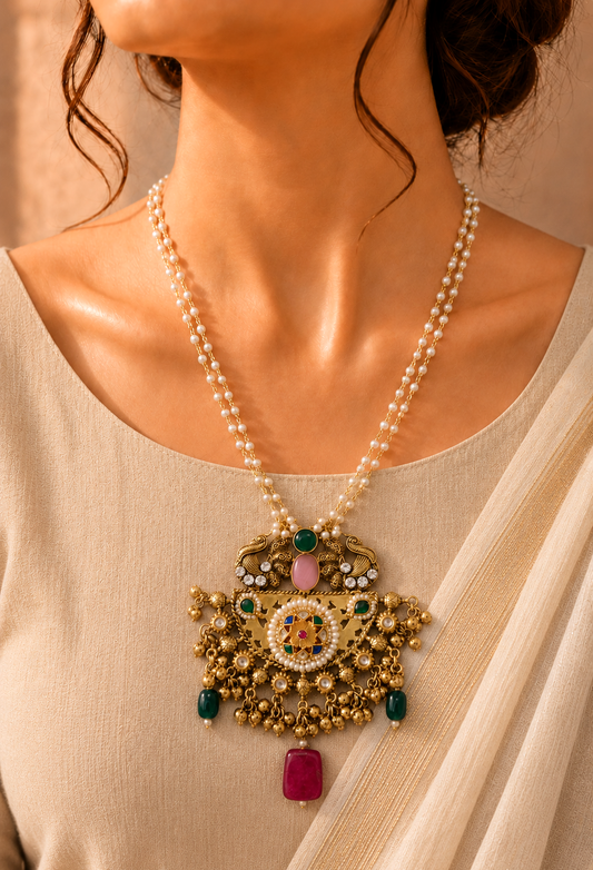 Arani Neckalce with Earrings