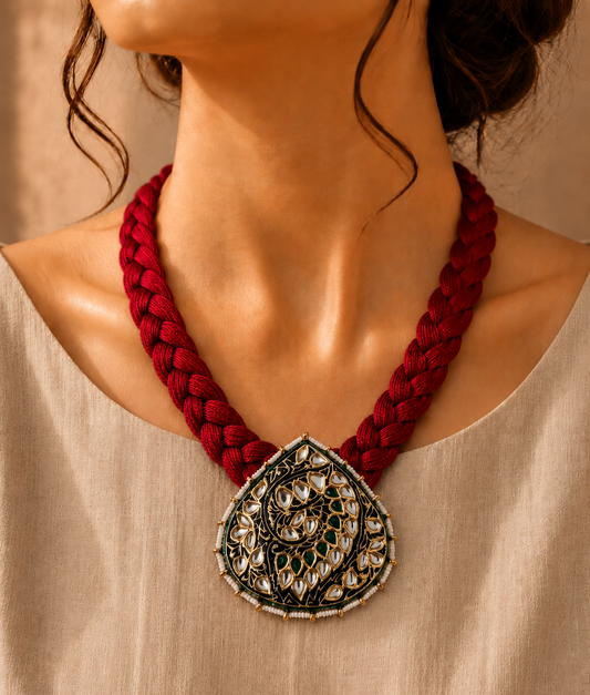 Mandakni Kundan Necklace