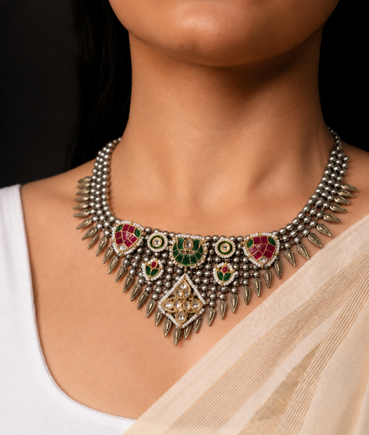 Rajak Kundan Necklace