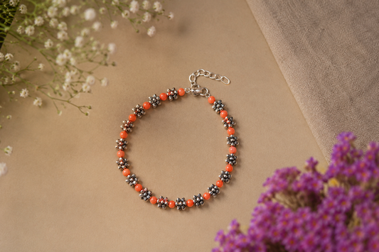 Orange Floret Bracelet