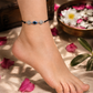 Smiley Evil Eye Nazarbattu Anklet