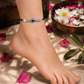 Kitty Evil Eye Nazarbattu Anklet