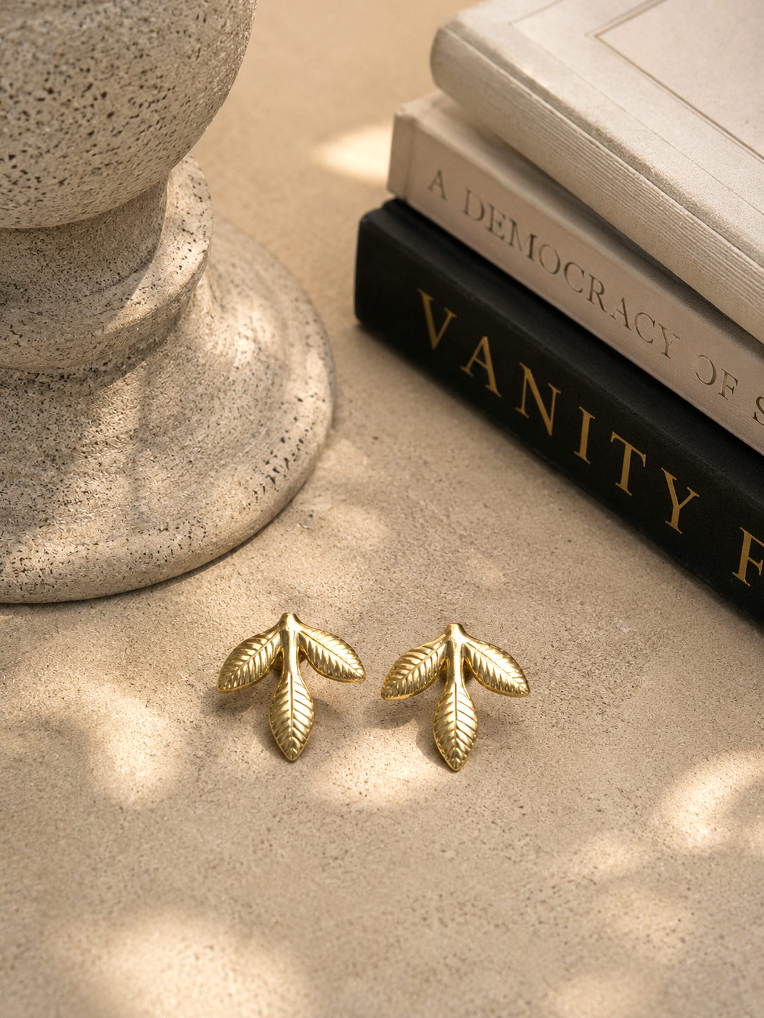 Golden Leaf Earring