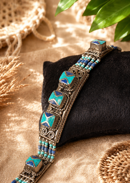 Neel Turquoise Tibetan Bracelet