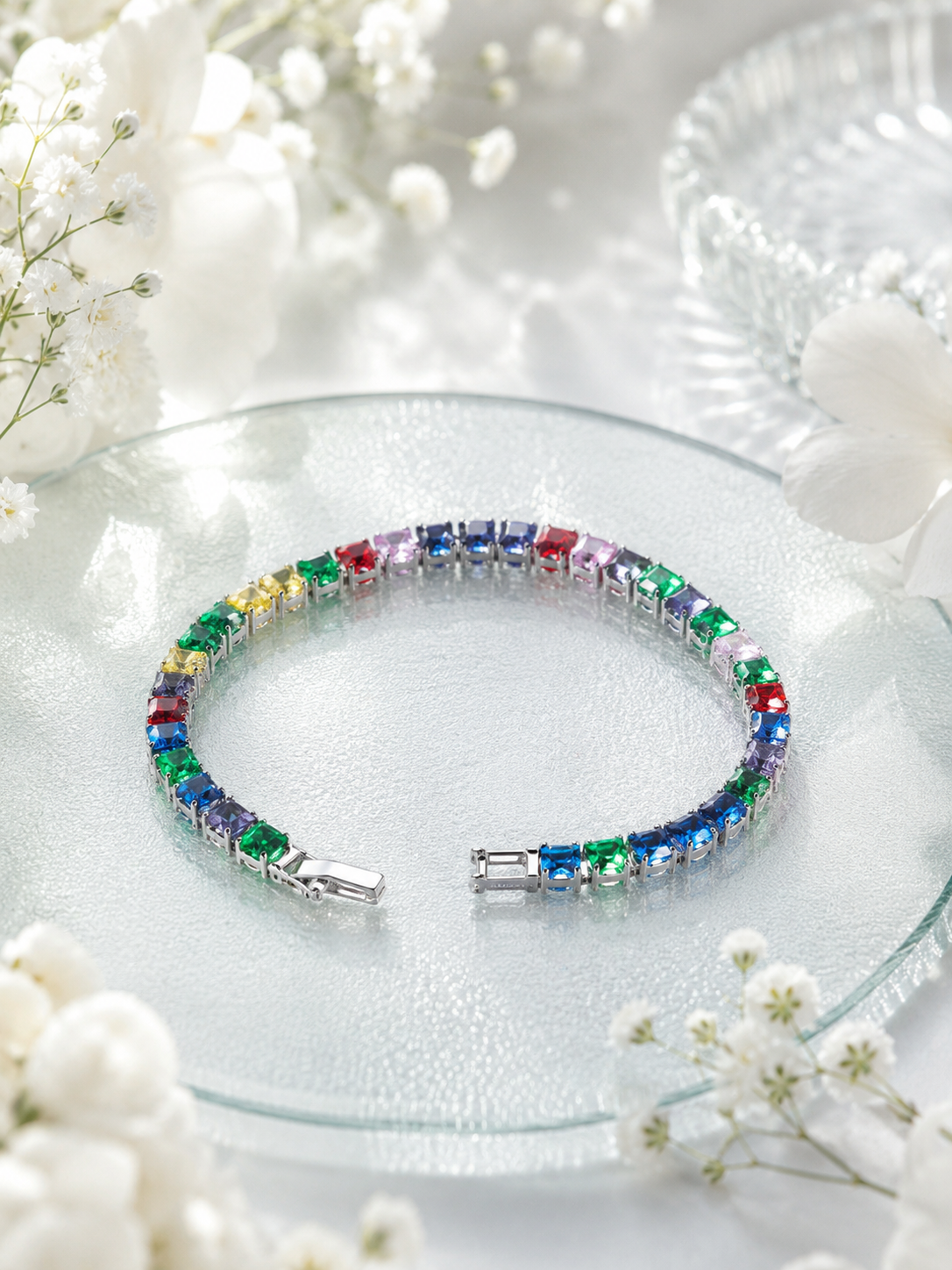 Multi Colored Stone Bracelet