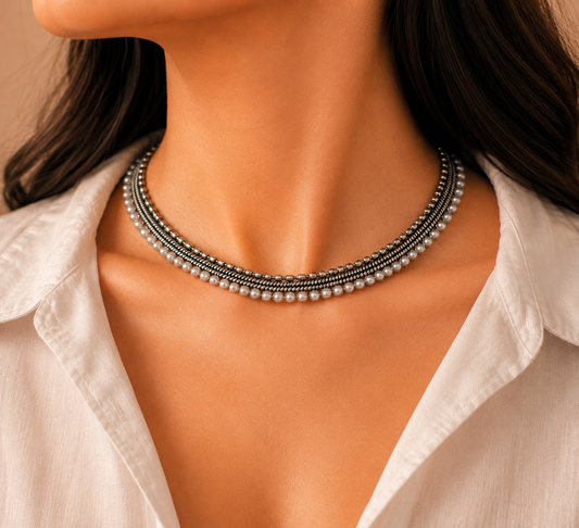 Pearl Choker Necklace