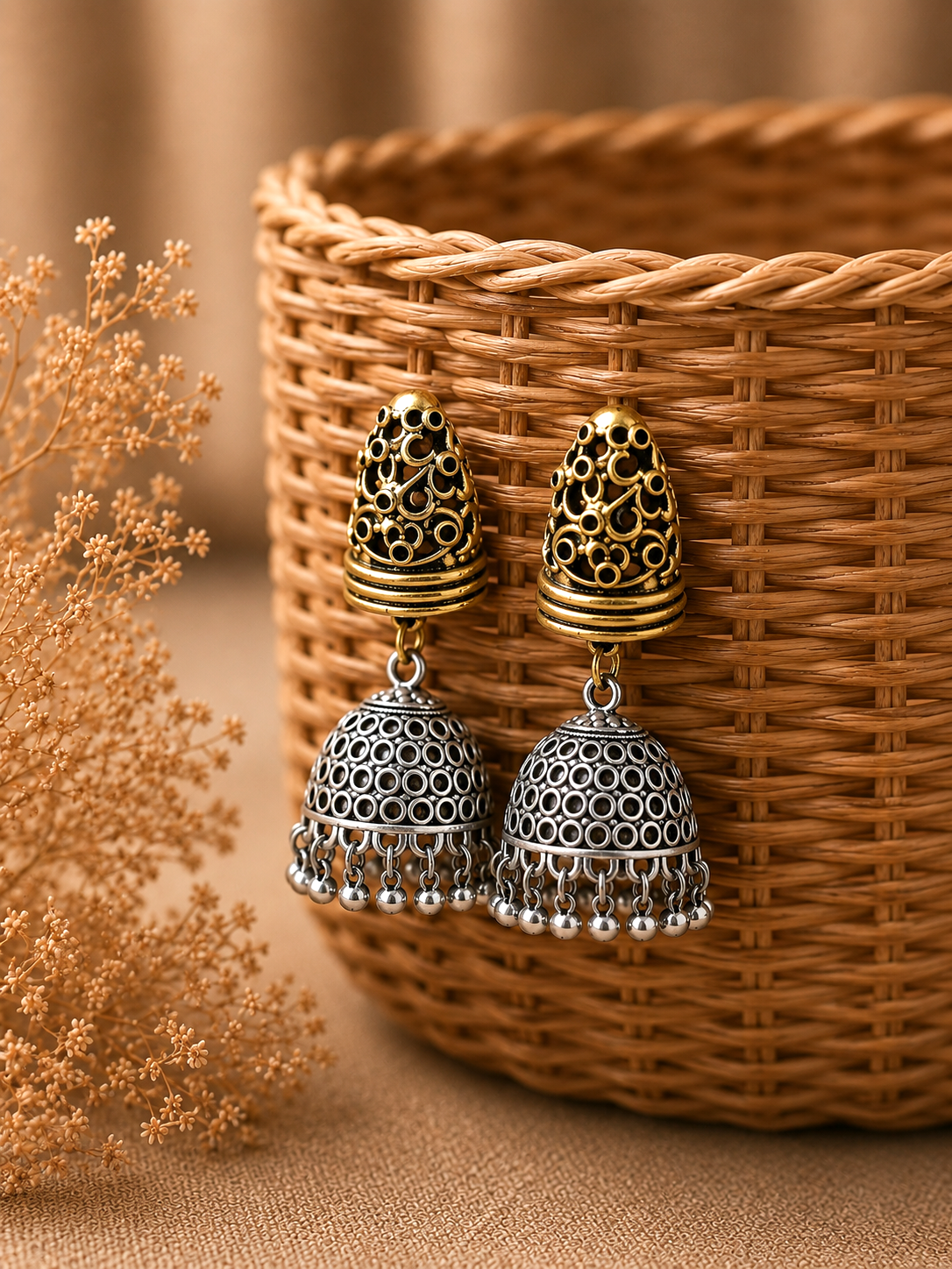 Jasmine Jhumka Earrings