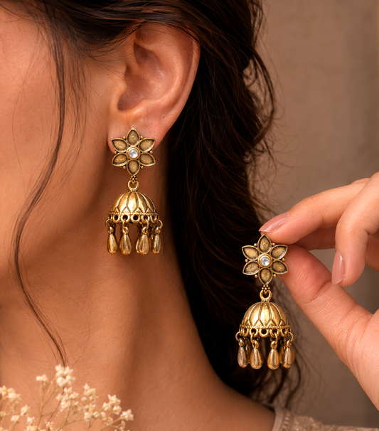 Sunhere Jhumka