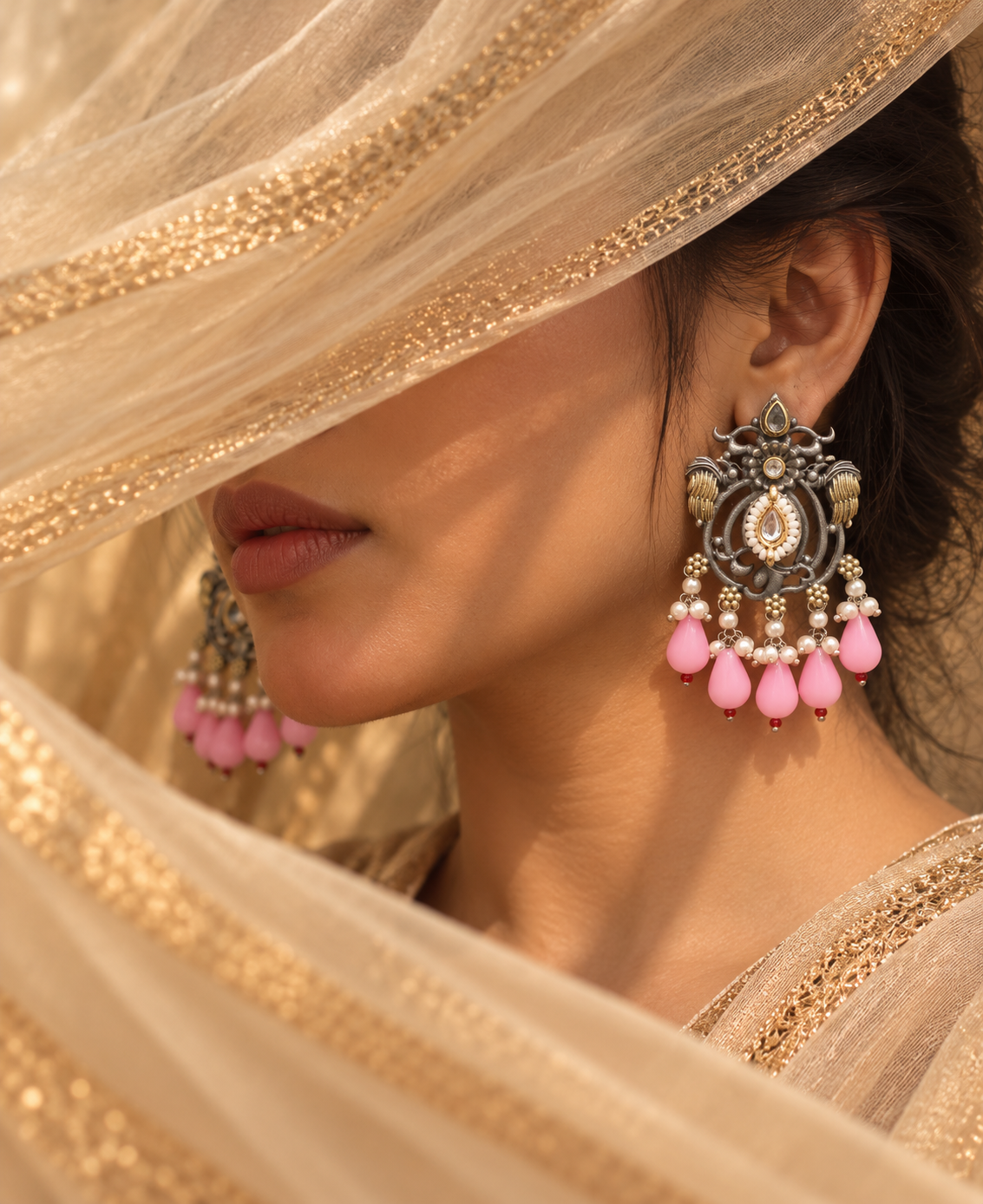 Gulnaar Blush Earrings