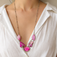 Agate Stone Pendant Necklace - 2 Colors