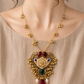 Kundan Aari Necklace with earrings