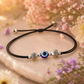 Heart With Fish Scales Evil Eye Nazarbattu Anklet