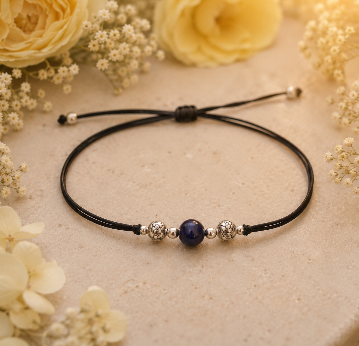 Orb Beaded Evil Eye Nazarbattu Anklet