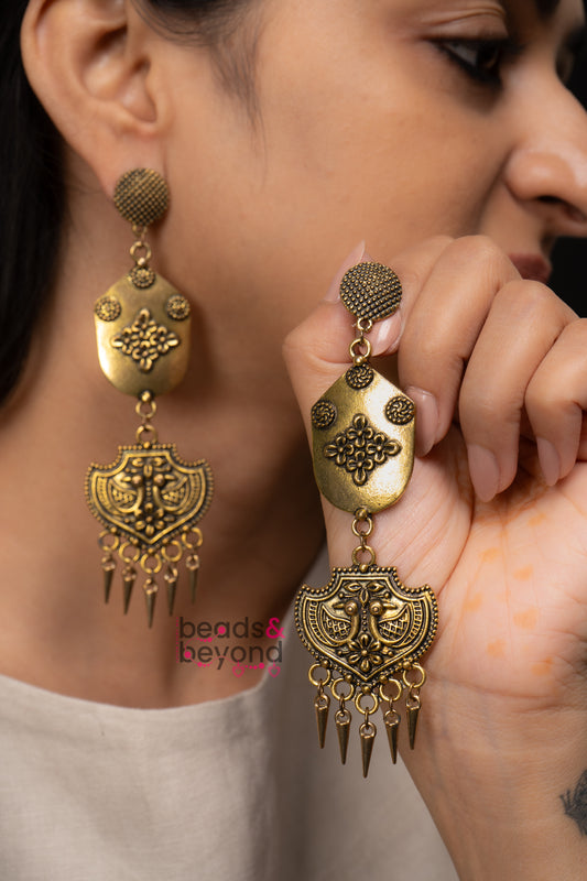 Golden Layered Danglers