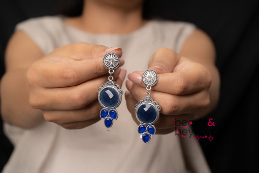Cobalt Earring