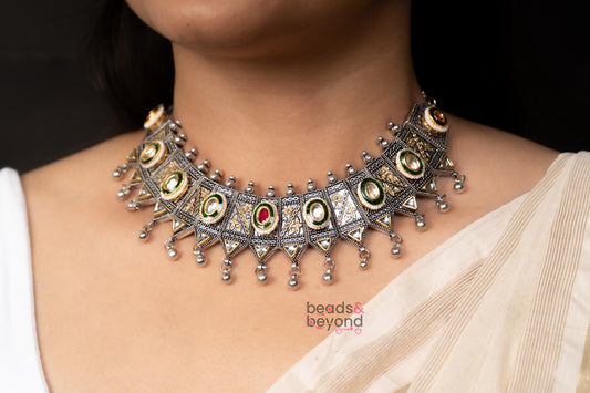 Mahi Kundan Choker Necklace