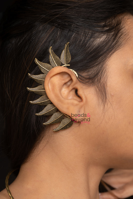 Boho golden Earcuff