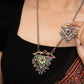 Peafowl Kundan Necklace with Earrings