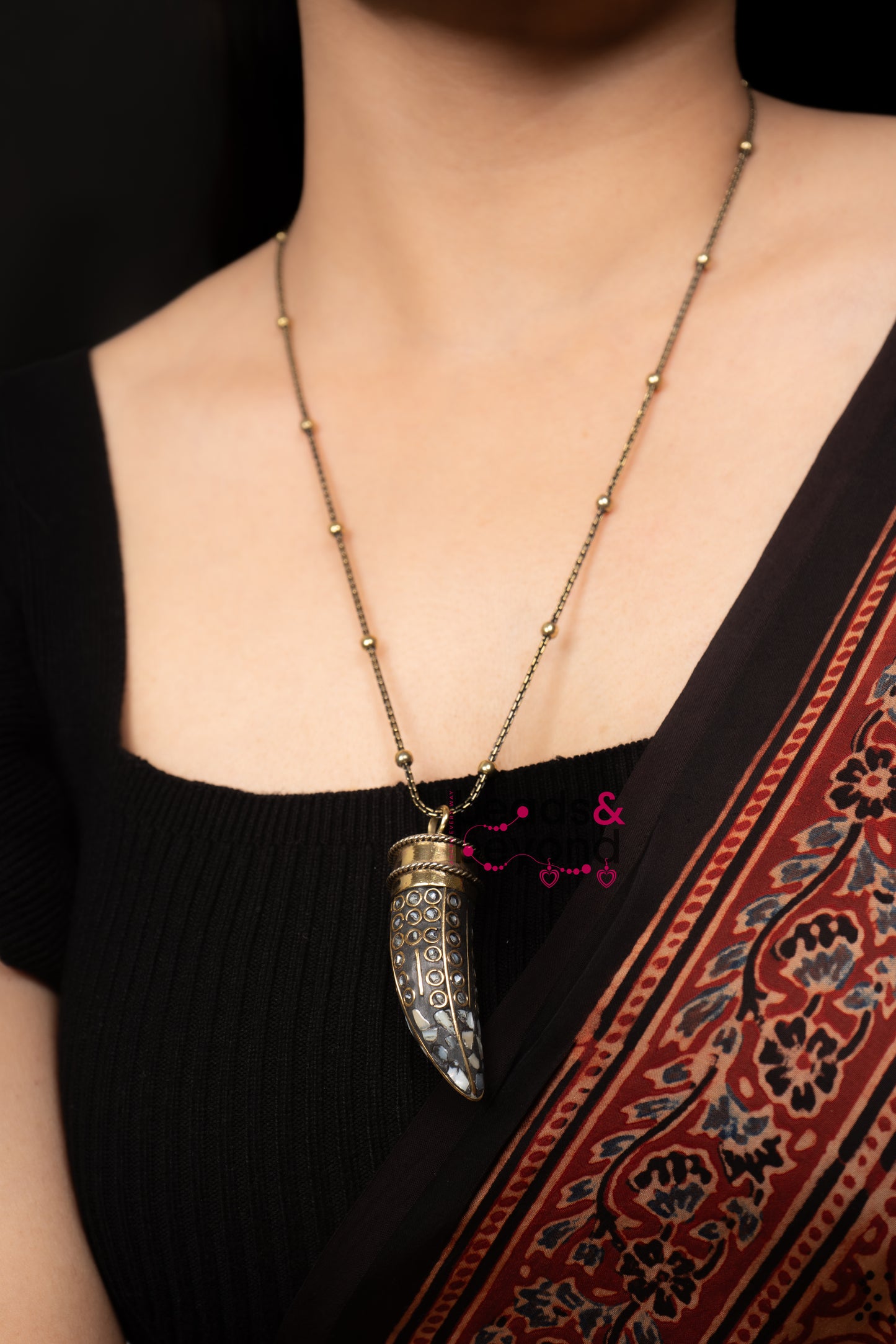 Boho Tibetan Pendant Necklaace