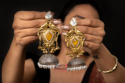 Rahi Dual Tone Earring