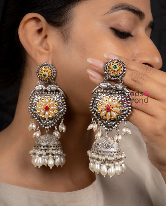 Dual Tone Layered Danglers