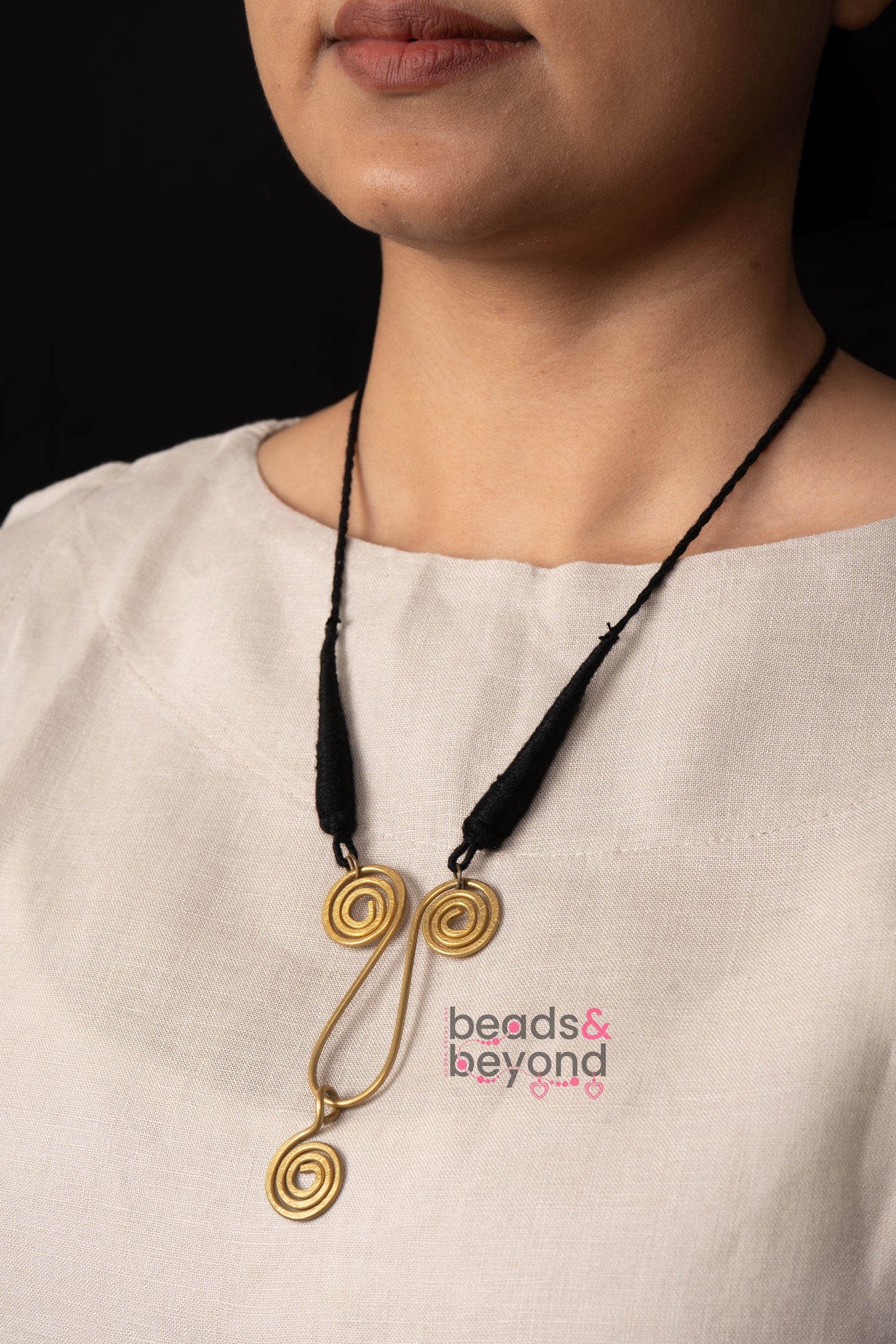 Spiral Thread Necklace