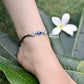 Floral Evil Eye Nazarbattu Anklet