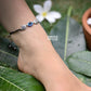 Heart With Fish Scales Evil Eye Nazarbattu Anklet