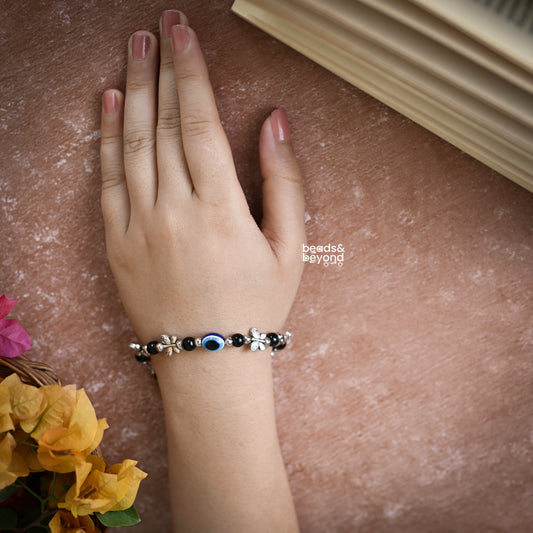 Butterfly Evil Eye Bracelet