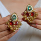 Kundan Aari Necklace with earrings