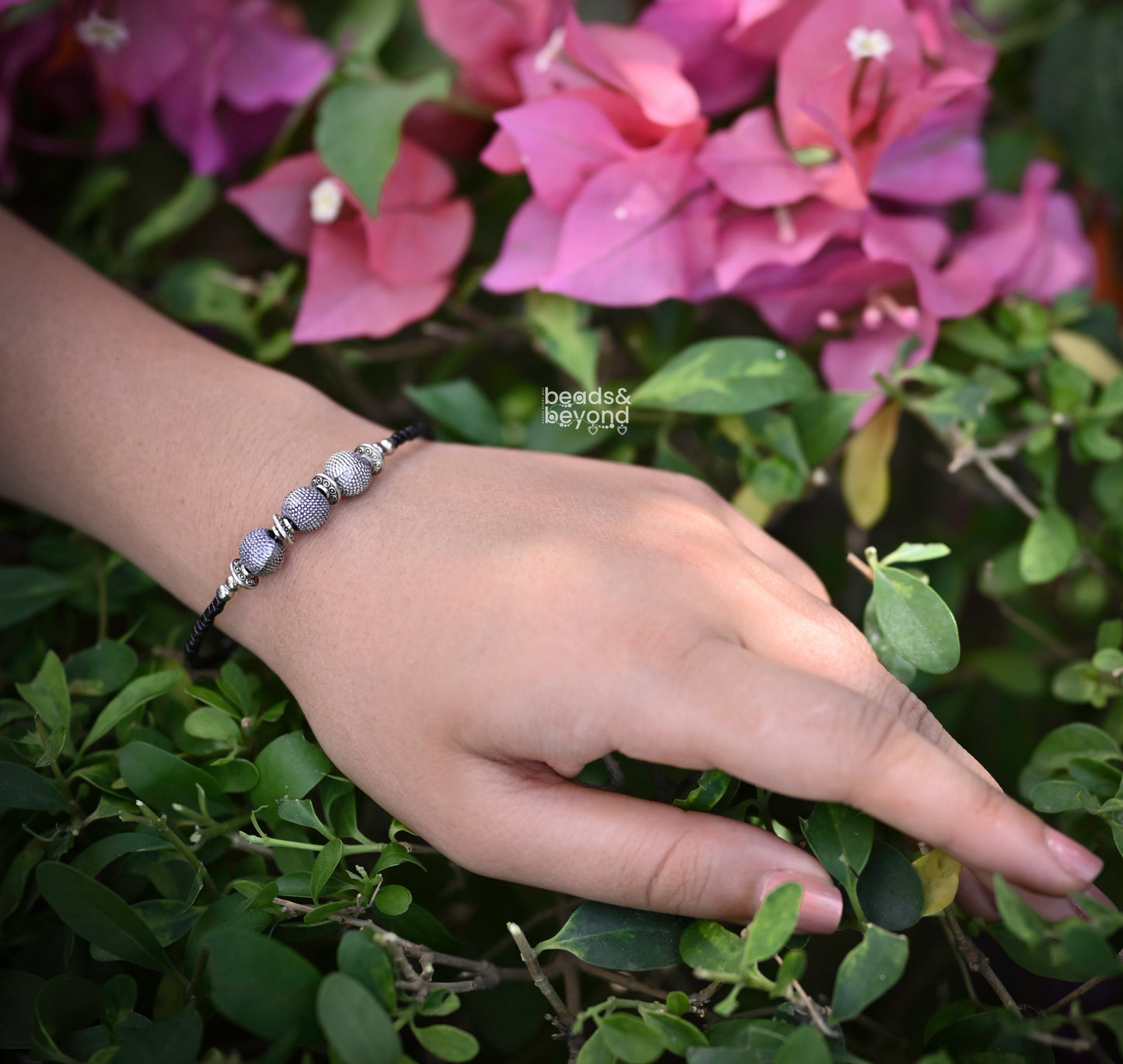 Black Bead Kada
