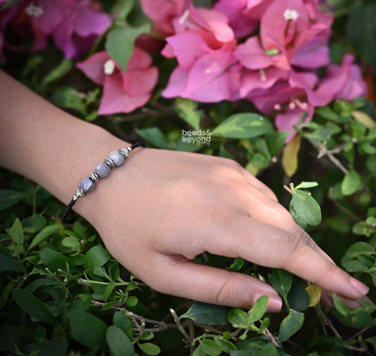 Black Bead Kada